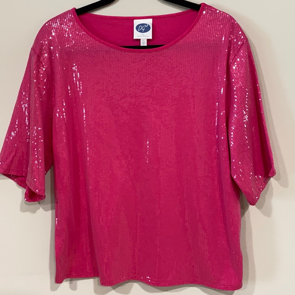 Diane Gilman Sequin T-shirt